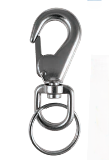 HY-KO Products KC170 Large Heavy-Duty Boat Snap With Split Ring