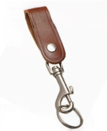 HY-KO Products KC186 Leather Key Strap With Bolt Snap