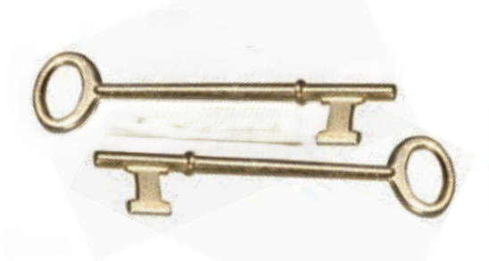 HY-KO Products KC167 Flat-Tip Skeleton Keys- 2pk