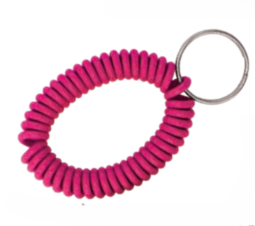 HY-KO Products KC151 Neon Coiled Key Ring