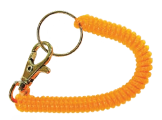 HY-KO Products KC156 Coiled Key Ring/Clip