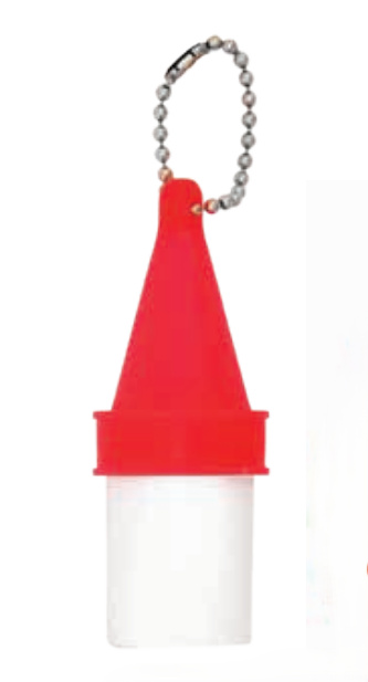 HY-KO Products KC158 Glo-Buoy Key Ring With Beaded Chain