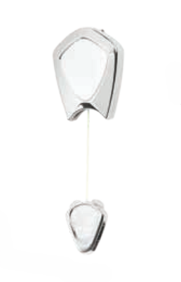 HY-KO Products KC197 Clip-on Silver Metal Badge Retriever