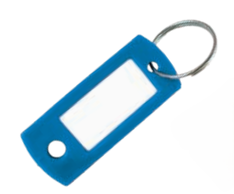 HY-KO Products KB138-200 Key ID tag with split ring/display box- 200pk.