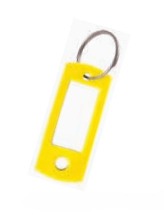 HY-KO Products KB138-BKT Key ID Tag w/split Ring - 20pc