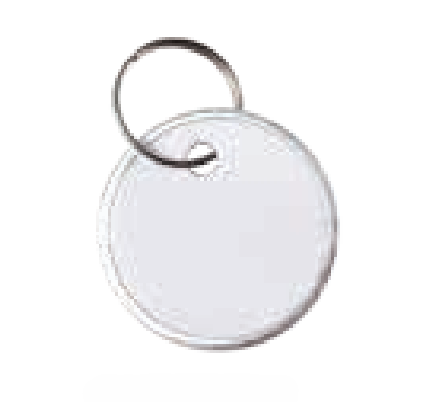 HY-KO Products KB144-50 1-1/4" Paper Key Tag With Split Ring- 50pk.