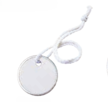 HY-KO Products KB145-100 1-1/4" Paper Key Tag With String- 100pk.