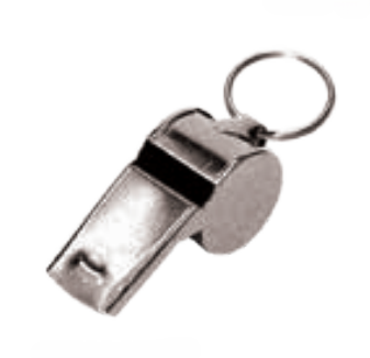 HY-KO Products KB351-BKT Chrome Police Whistle- 30pc.