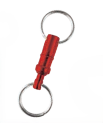 HY-KO Products KB371-BKT 3" Color Pull Apart Key Ring- 60pc.