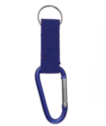 HY-KO Products KBO502 Carabiner Small With Strap - Assorted Colors