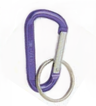 HY-KO Products KT127 3-1/8" Large Aluminum C-Clip With Split Key Ring- 50pk.