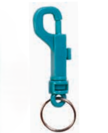HY-KO Products KT171 Plastic key Snap with Split Ring- 100pk.