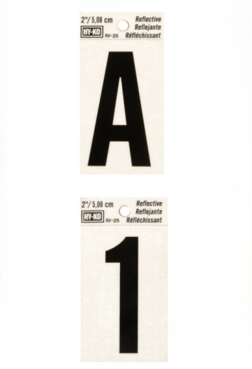 HY-KO Products RV Black Reflective Ampersand "&" Sign