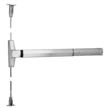 ACCENTRA (formerly Yale) 7220M Narrow Design Concealed Vertical Rod Exit Device