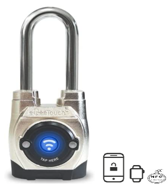 eGeeTouch 5-02501-94 Outdoor Smart Padlock Short Shackel (5th Gen)