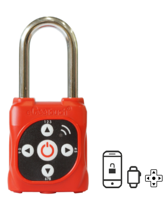 eGeeTouch 5-05105-9 Smart Lockout Tagout Padlock (LOTO)