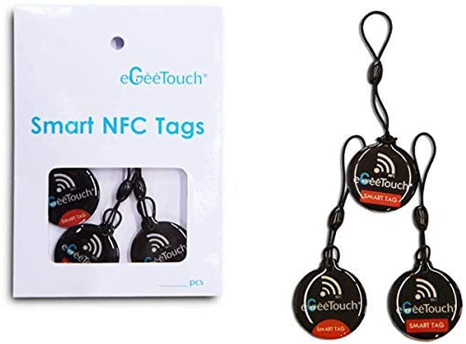 eGeeTouch 5-ACS-200013 Smart NFC Fobs (Pack of 3)