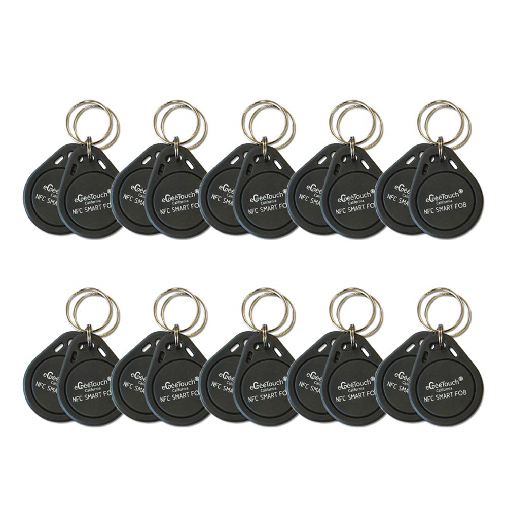 eGeeTouch 5-NFC-2020SF Smart NFC Key Fobs (Pack of 20)