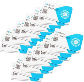 eGeeTouch 5-NFC-2020SC Smart NFC Cards (Pack of 20)