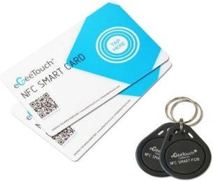 eGeeTouch 5-NFC-2002CF  Smart NFC Cards & Fobs