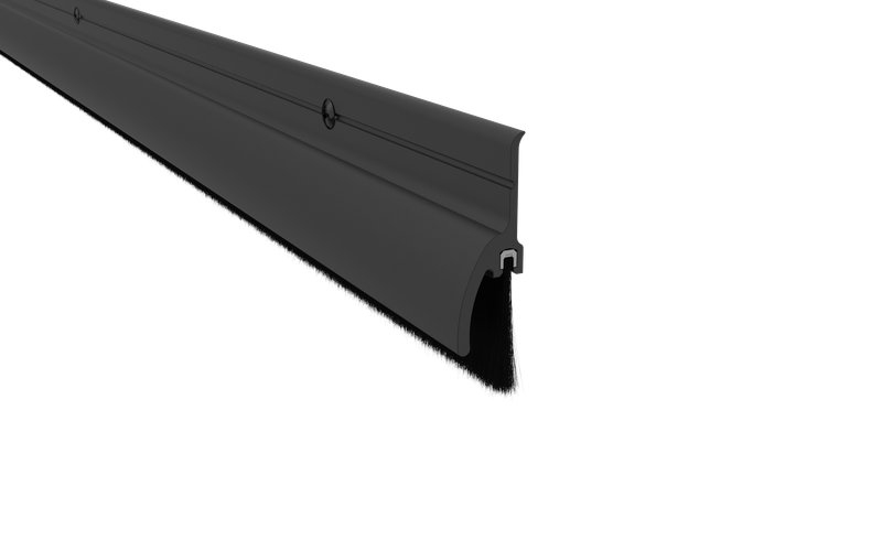 Pemko 345_NB Surface Plate Rain Drip w/ Nylon Brush (7/16" H)