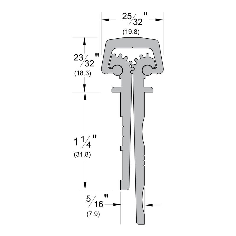 Pemko SPFM_SLF Special Full Mortise Short Leaf Flush Continuous Geared Hinge, Heavy Duty Grade 1