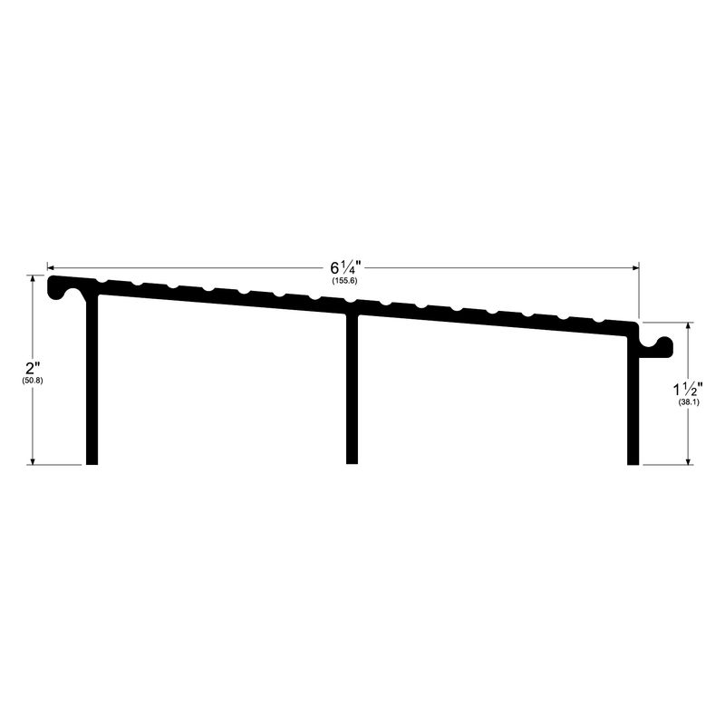 Pemko RAMP11 Bridge Component, 6-1/4" W, Offset Upto 2"
