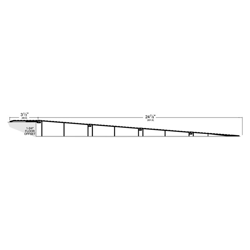 Pemko R1.75OS 1-3/4" Offset Modular Ramp Assembly