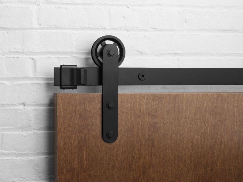 Pemko DSG-FT-06 Designer Series Flat Track Sliding Door Hardware System For Wood Door