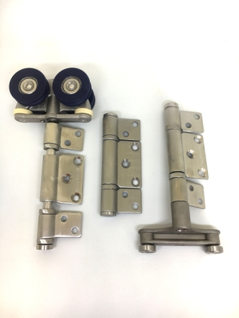 Pemko SF4S Henderson Securefold Hanger Set, Finish-Satin