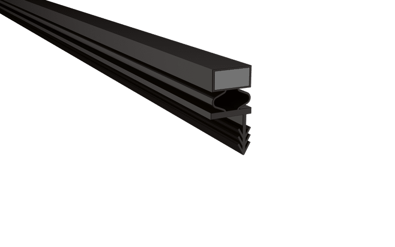 Pemko MAG349 Kerf-in Magnetic Weatherstrip, Finish-Dark Brown