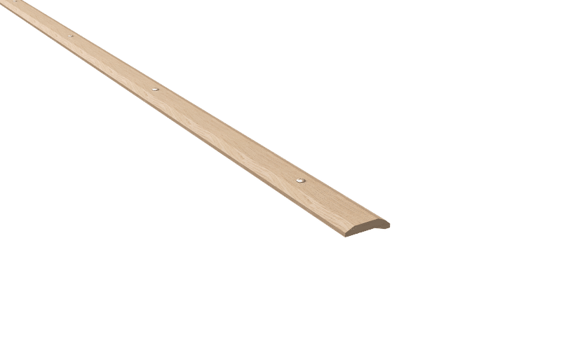 Pemko 2132W Oak Carpet Trim, 1.438" W x 3/8" H