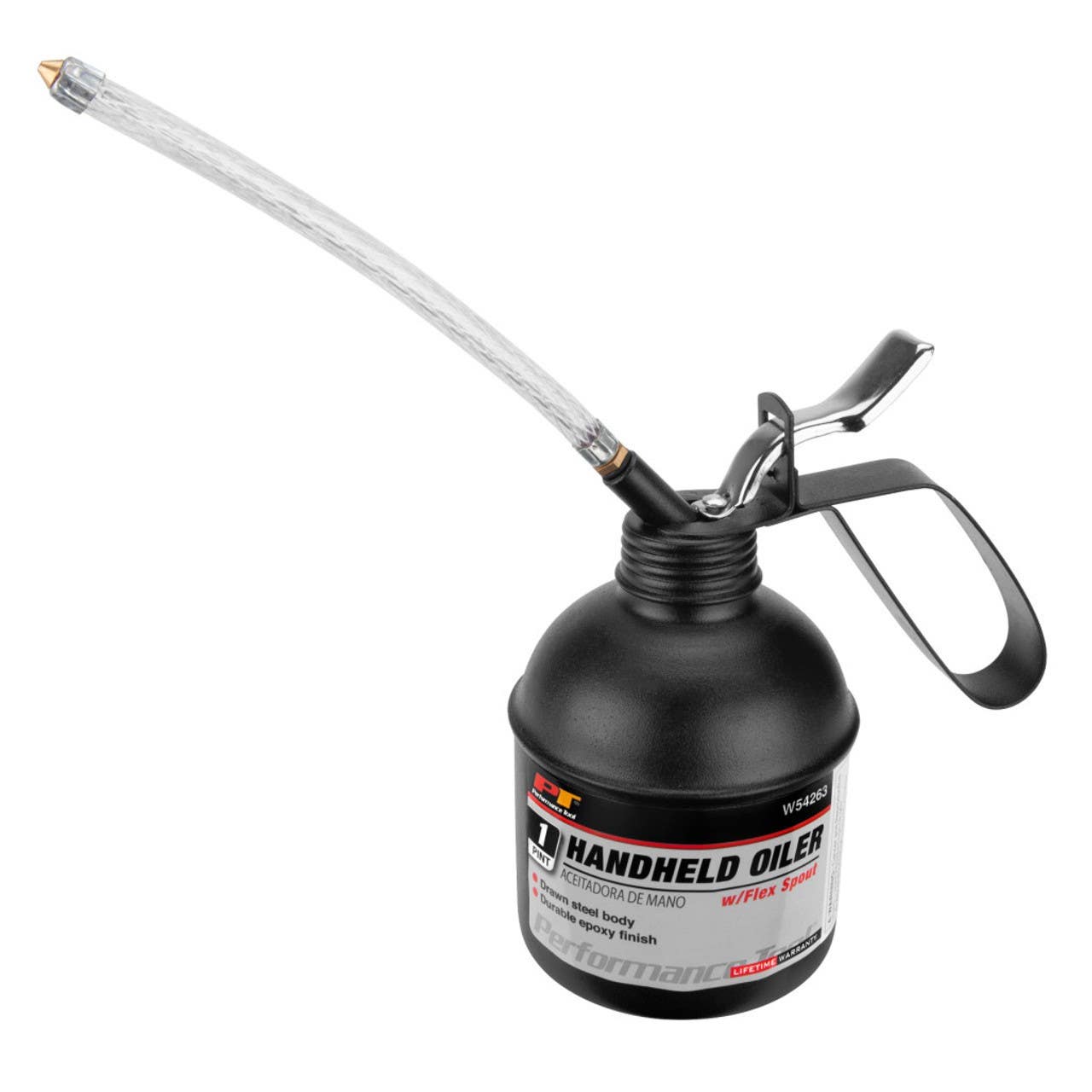 Performance Tool W54263 1 Pint Pump Oiler w/Flex Spout