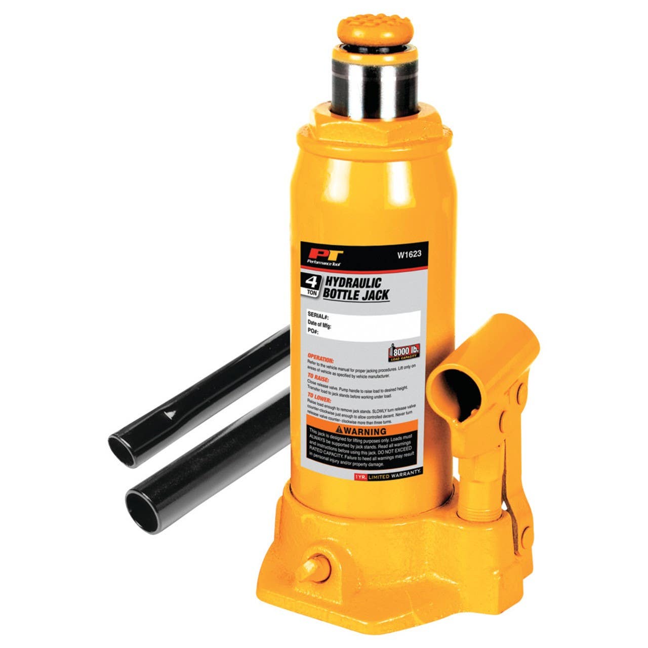 Performance Tool W162 Hydraulic Bottle Jack