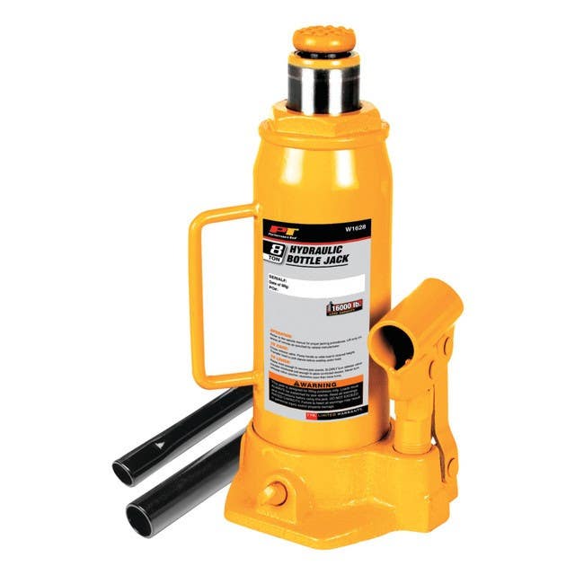 Performance Tool W1628 8 Ton Hydraulic Bottle Jack