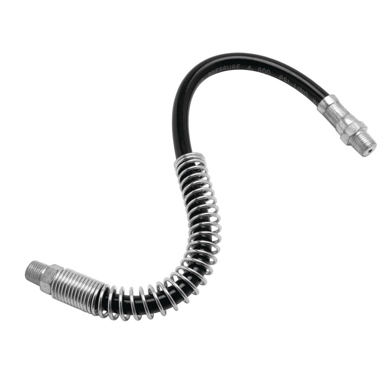 Performance Tool W54223 Grease Gun Flex Hose w/Spring Guard, 12"