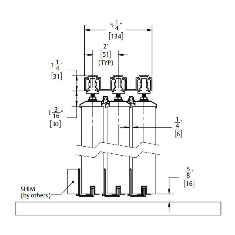 Pemko CAS200A Cascading Sliding Door System, Clear Anodized Aluminum