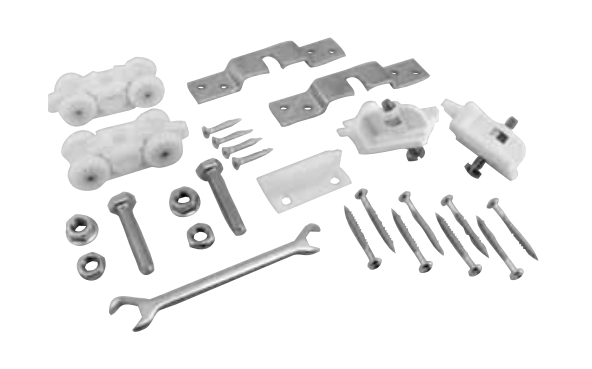 Pemko H100/200PACK Husky Sliding Hardware Pack