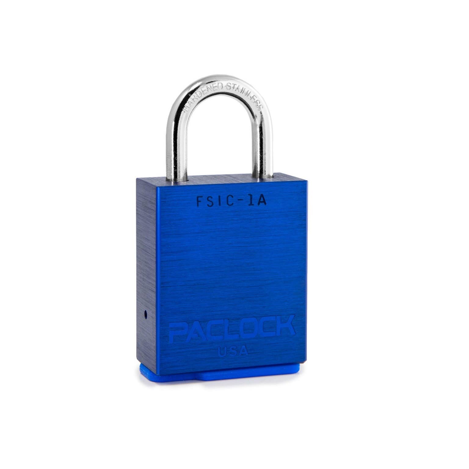 Paclock FSIC-1A FSIC Compatible Light Duty Aluminum Padlock, 1/4" Shackle Dia.