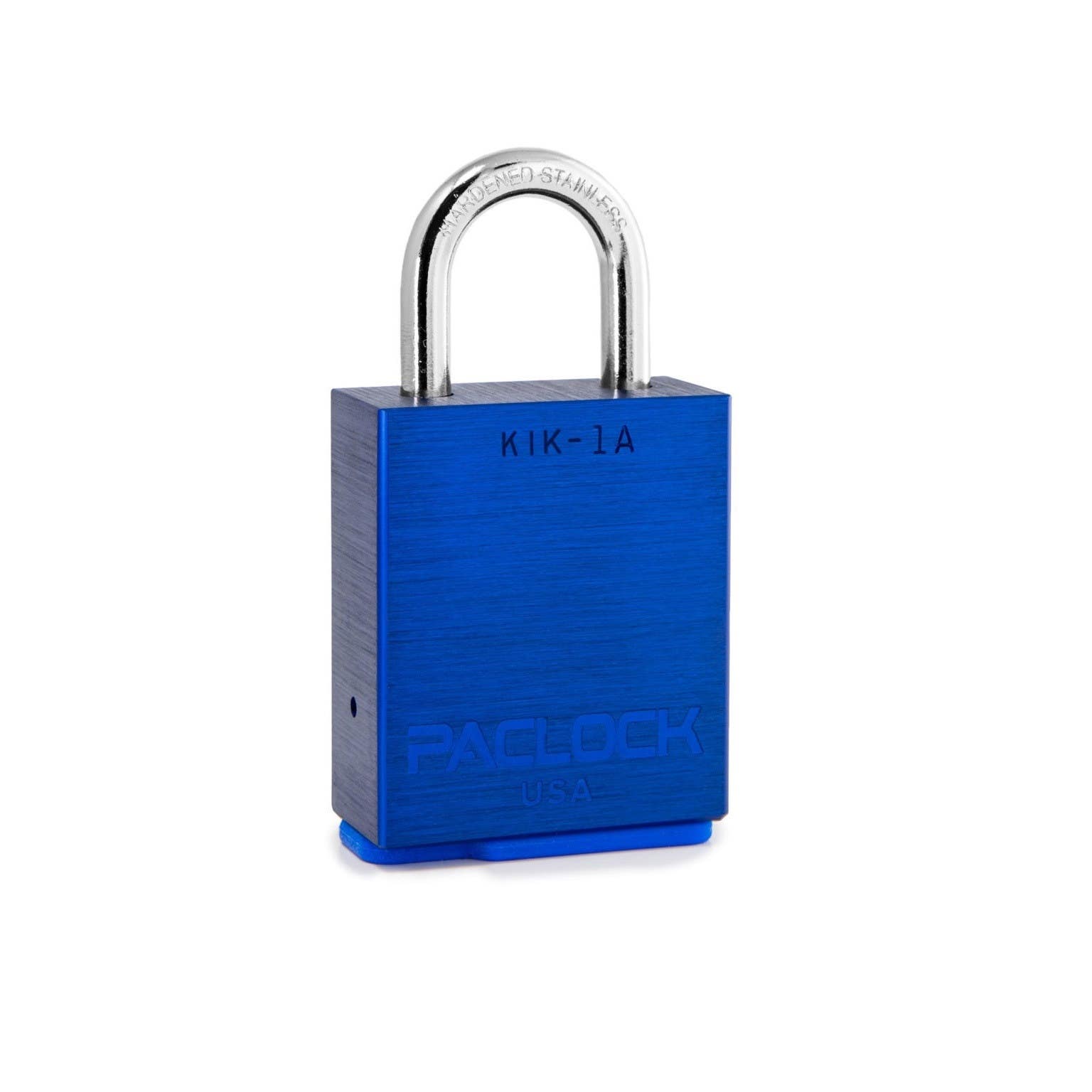 Paclock KiK-1A Key-in-Knob/Lever Compatible Light Duty Aluminum Padlock, 1/4" Shackle Dia.