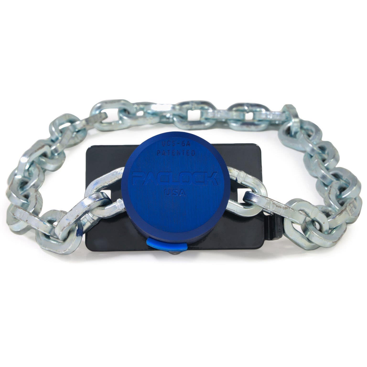 Paclock UCS-6A Aluminum Chain Locking System For 3/8" Chain,Universal Cylinder System,6-Pin Cylinder