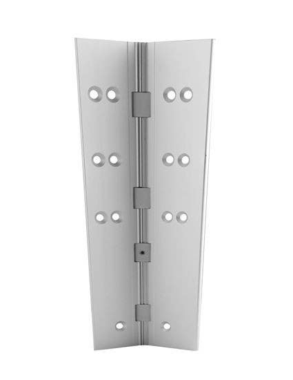 ABH A140HD Aluminum Continuous Geared Hinge Fully Concealed 3/32" Inset w / Door Lip Protector