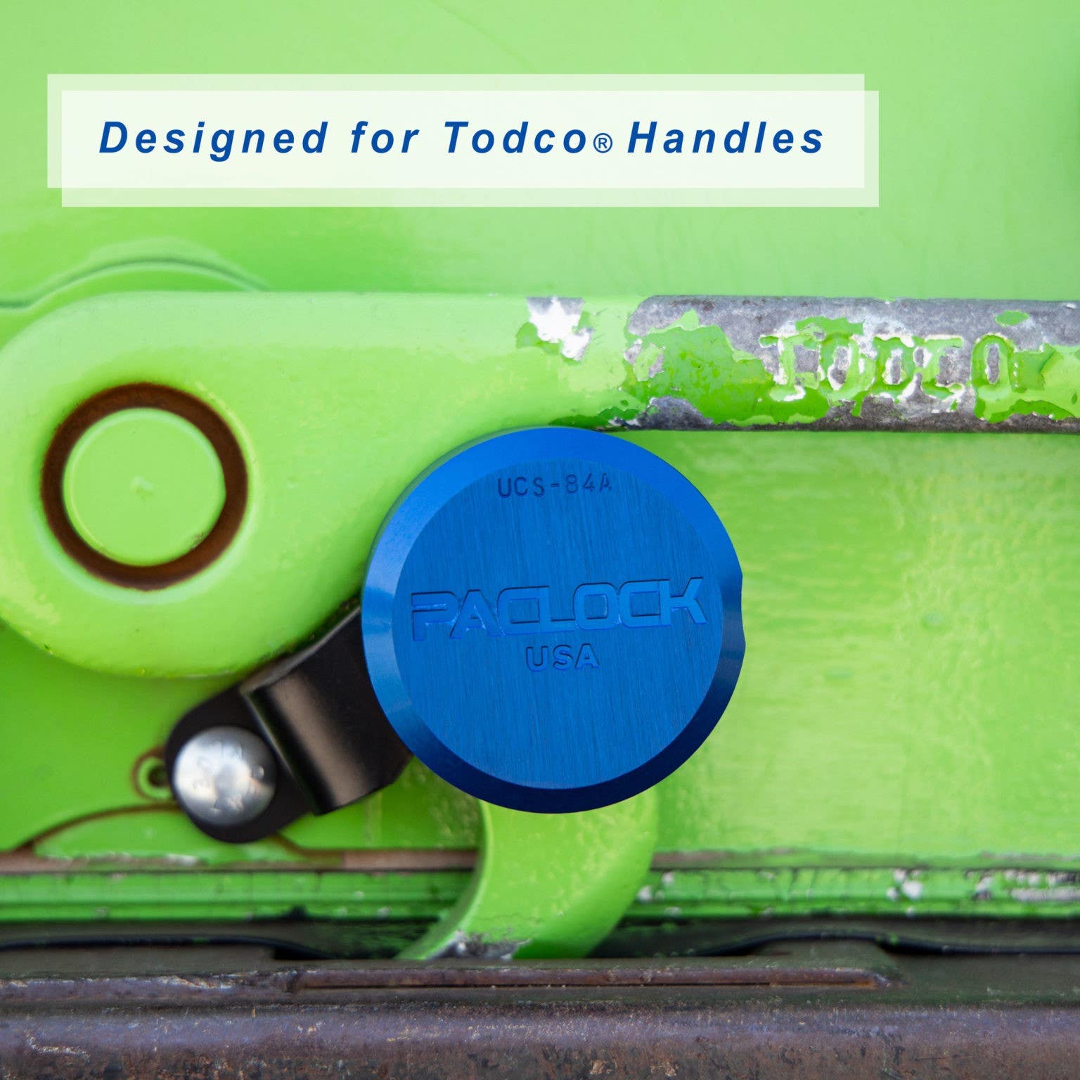 Paclock UCS-84A Aluminum Mountable Hidden-Shackle Roll-Up Door Lock, Universal Cylinder System,6-Pin Cylinder