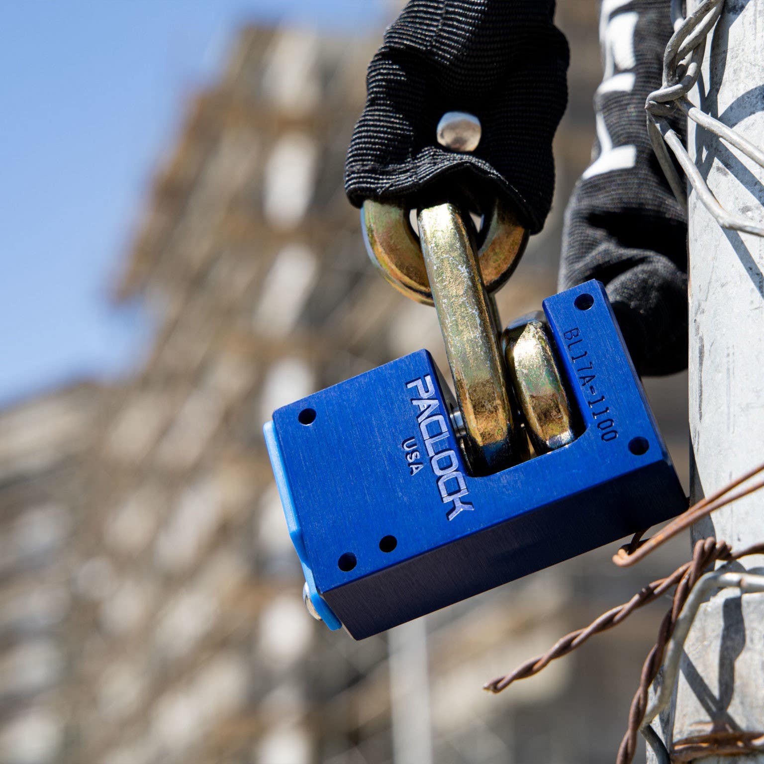 Paclock BL17A-IC SFIC Compatible Hidden Shackle Aluminum Block Lock