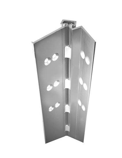 ABH A135HD Aluminum Continuous Geared Fully Concealed Safety Hinge 1/16" Inset