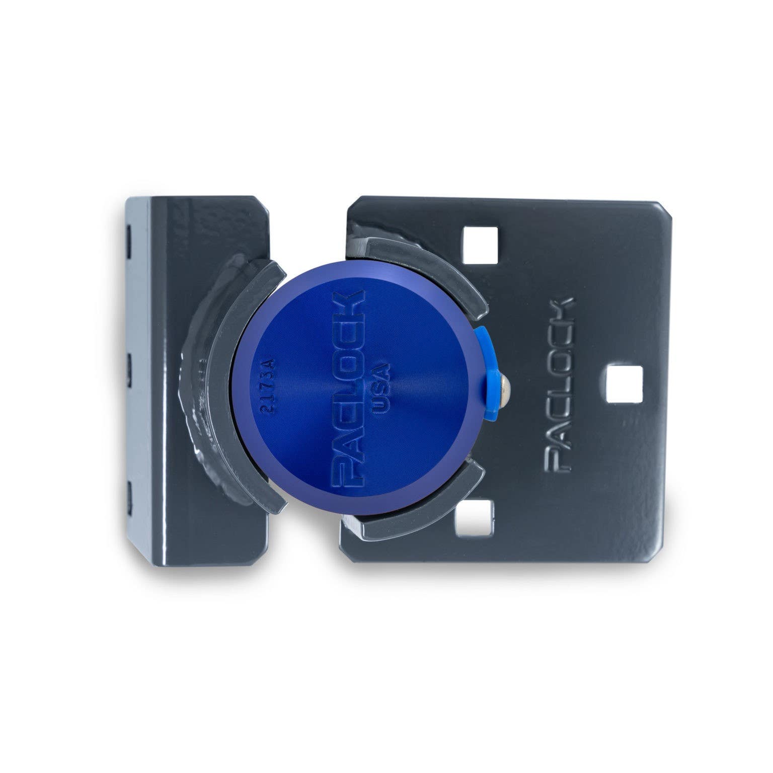 Paclock KT KiK-2173A Key-in-Knob/Lever Compatible Hidden Shackle Flat-Back Puck & Hasp Combo Kit