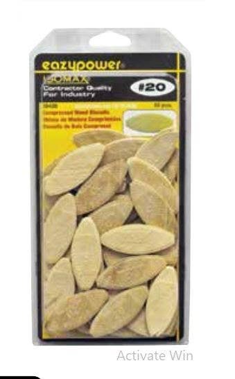 Eazypower 30022 Number 20 Wood Biscuits, 50 PK