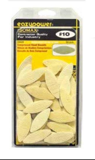 Eazypower 39428 Number 10 Wood Biscuits, 75 Pcs