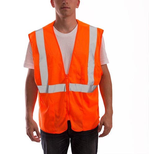 Tingley V7063 Job Sight Class 2 Zip-Up Mesh Vest