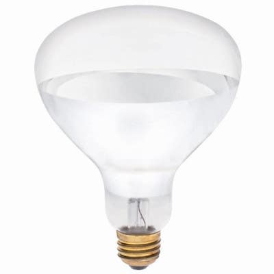 Westinghouse 0390748 Heat Lamp, Dimmable, Flood Beam, 125W, R40, Clear
